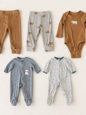 Baby Boy 5-Piece Bundle 6–9M Pekkle Little Me